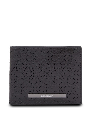 Calvin Klein Портфейл Modern Bar Bifold 6Cc W/Bill K50K511834 Черен - Mera.bg