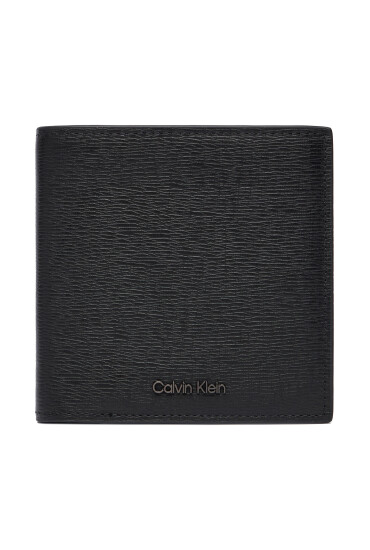 Calvin Klein Портфейл Saffiano Ew Slim Trifold W Card LV04D1075G Черен - Mera.bg