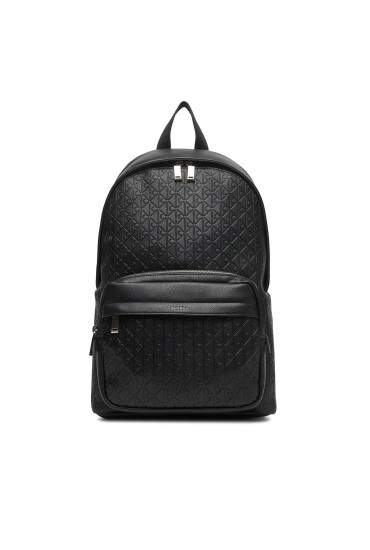 Calvin Klein Раница Emblem Emboss Round Backpack LV04D3202G Черен - Mera.bg