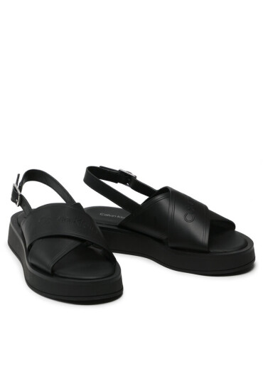 Calvin Klein Сандали Flatform Sandal Hf HW0HW01139 Ck Black BAX - Mera.bg