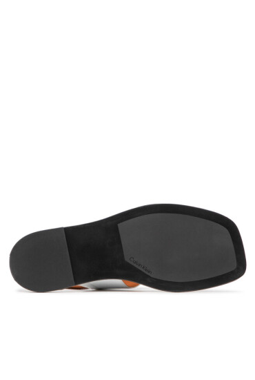 Calvin Klein Сандали Squared Flat Tp Sandal He HW0HW008180HF Cognac/Ecru 0hF - Mera.bg