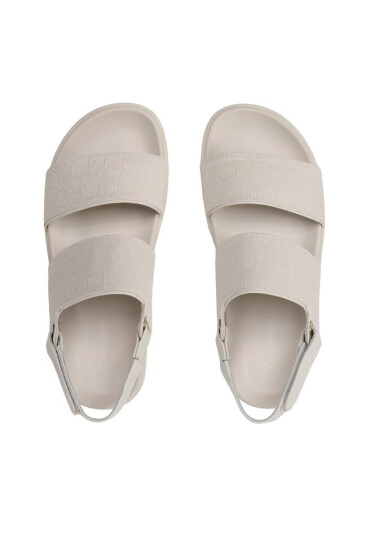 Calvin Klein Сандали Adj Sandal W/Hw-Jq HW0HW01491 Neutral Mono 02R - Mera.bg