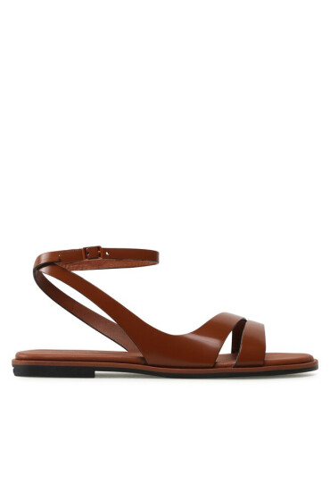 Calvin Klein Сандали Almond Sandal HW0HW01463 Cognac GYC - Mera.bg