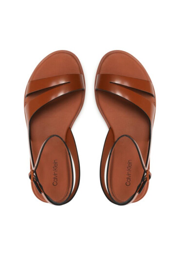 Calvin Klein Сандали Almond Sandal HW0HW01463 Cognac GYC - Mera.bg