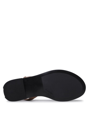Calvin Klein Сандали Almond Sandal W/Hw HW0HW01483 Safari Canvas RBC - Mera.bg