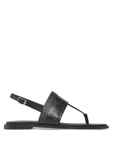 Calvin Klein Сандали Almond Tp Sandal-Hf Mono HW0HW01536 Черен - Mera.bg
