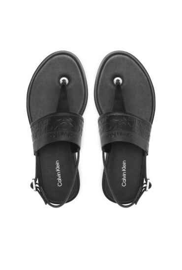 Calvin Klein Сандали Almond Tp Sandal-Hf Mono HW0HW01536 Черен - Mera.bg