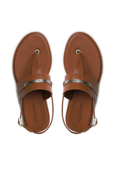 Calvin Klein Сандали Almond Tp Sndal W/Hw HW0HW01607 Cognac G94 - Mera.bg