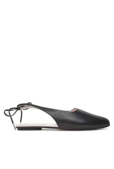Calvin Klein Сандали Ballerina Sling Back Lth HW0HW02655 Черен - Mera.bg