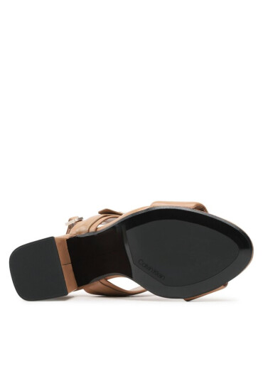 Calvin Klein Сандали Block Hl Sandal 85Hh W/Hw HW0HW01486 Safari Canvas RBC - Mera.bg
