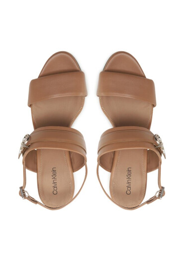 Calvin Klein Сандали Block Hl Sandal 85Hh W/Hw HW0HW01486 Safari Canvas RBC - Mera.bg
