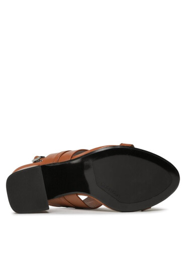 Calvin Klein Сандали Block Hl Sandal HW0HW01612 Кафяв - Mera.bg