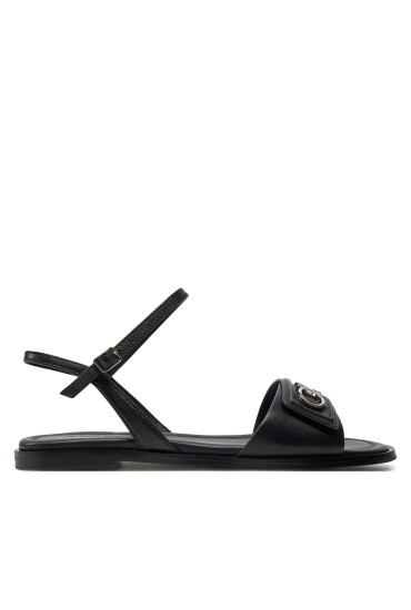 Calvin Klein Сандали Flat Sandal Relock Lth HW0HW01942 Черен - Mera.bg