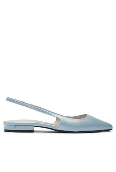 Calvin Klein Сандали Flat Slingback Pump Pearl HW0HW02120 Светлосиньо - Mera.bg