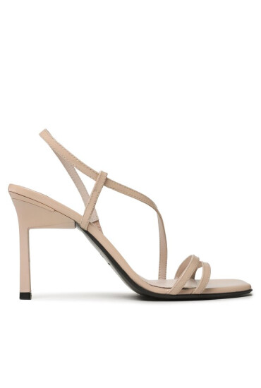 Calvin Klein Сандали Geo Stiletto Asy Sandal HW0HW01609 Бежов - Mera.bg