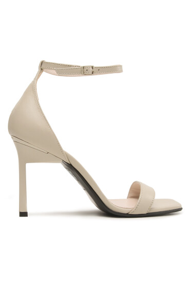 Calvin Klein Сандали Geo Stiletto Sandal 90Hh HW0HW01610 Feather Gray ABY - Mera.bg