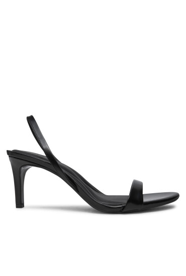 Calvin Klein Сандали Heel D'Orsay Sandal 70 - Brush L HW0HW02265 Черен - Mera.bg