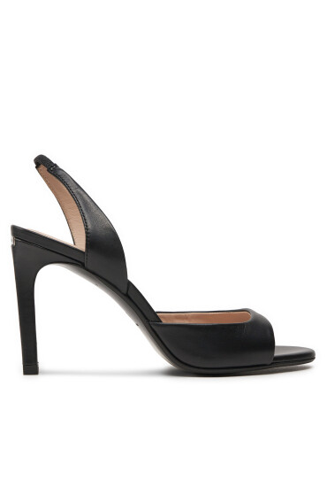 Calvin Klein Сандали Heel D'Orsay Sandal 90 Lth HW0HW02124 Черен - Mera.bg