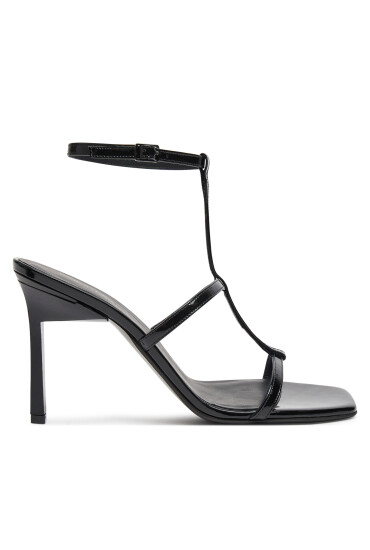 Calvin Klein Сандали Heel Gladi Sandal 90 Pat HW0HW02312 Черен - Mera.bg