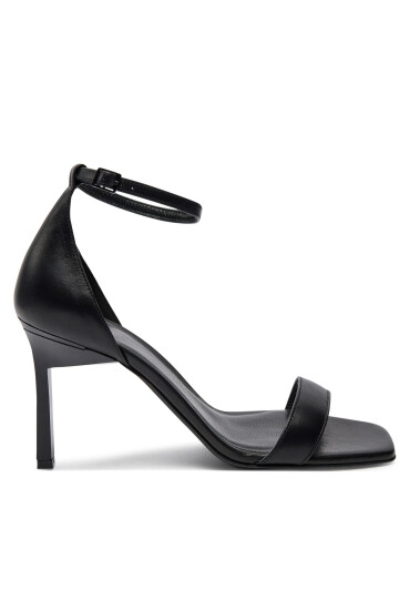 Calvin Klein Сандали Heel Sandal 90 Lth HW0HW01944 Черен - Mera.bg