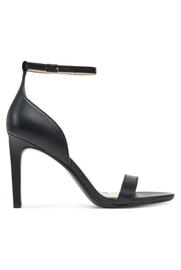 Calvin Klein Сандали Heel Sandal 90 - Lth HW0HW02337 Черен - Mera.bg