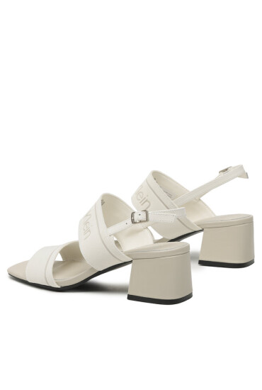 Calvin Klein Сандали Squared Blk Hl Sandal 45 He HW0HW01635 Marshmallow YBJ - Mera.bg