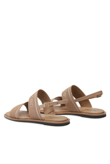 Calvin Klein Сандали Squared Flat Sandal He HW0HW01496 Кафяв - Mera.bg