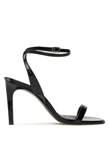 Calvin Klein Сандали Stilleto Sandal 90 - Patent HW0HW01632 Черен - Mera.bg