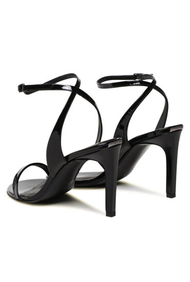 Calvin Klein Сандали Stilleto Sandal 90 - Patent HW0HW01632 Черен - Mera.bg