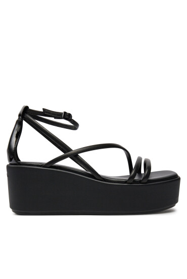 Calvin Klein Сандали Wedge Sandal 30 Lth HW0HW01949 Черен - Mera.bg