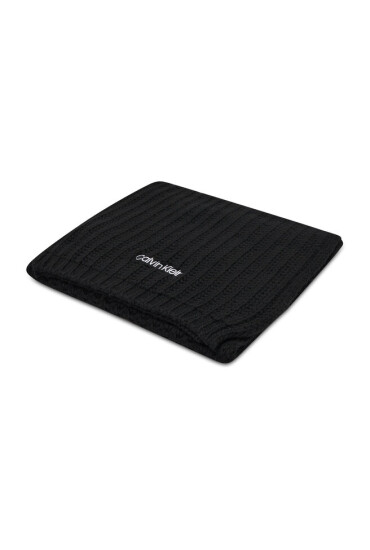 Calvin Klein Зимен шал Oversized Knit Scarf 30X180 K60K608496 Черен - Mera.bg