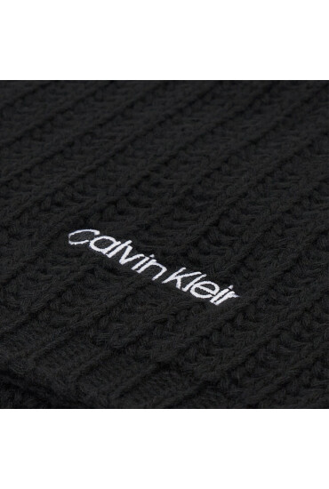 Calvin Klein Зимен шал Oversized Knit Scarf 30X180 K60K608496 Черен - Mera.bg