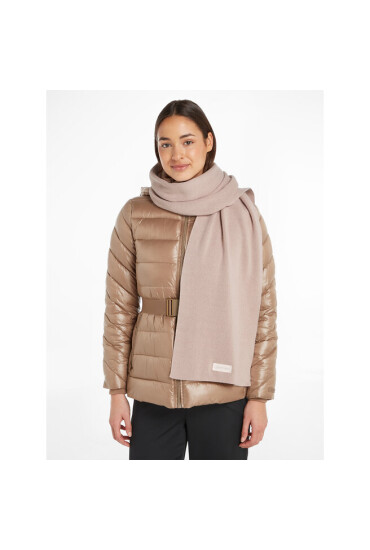 Calvin Klein Зимен шал Essential Knit Scarf 30X180 K60K608485 Shadow Gray PE1 - Mera.bg