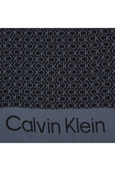 Calvin Klein Шал Fringes Monogram Scarf 100X200 K60K611118 Ck Black BAX - Mera.bg
