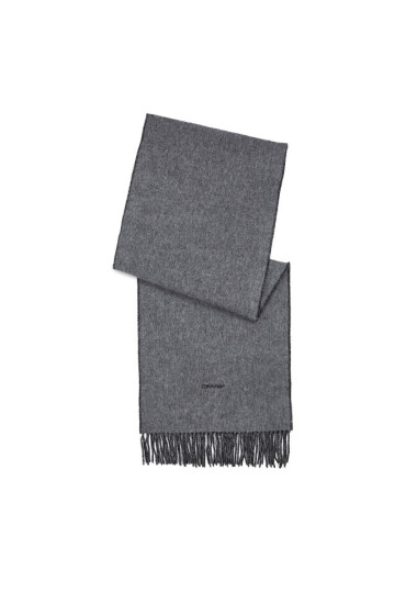 Calvin Klein Зимен шал Fringes Two Tones Scarf 40X200 K60K611111 Ck Black BAX - Mera.bg