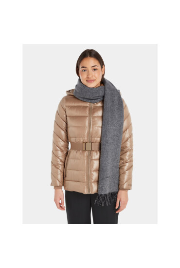 Calvin Klein Зимен шал Fringes Two Tones Scarf 40X200 K60K611111 Ck Black BAX - Mera.bg