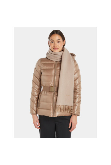Calvin Klein Шал Fringes Two Tones Scarf 40X200 K60K611111 Doeskin PBP - Mera.bg