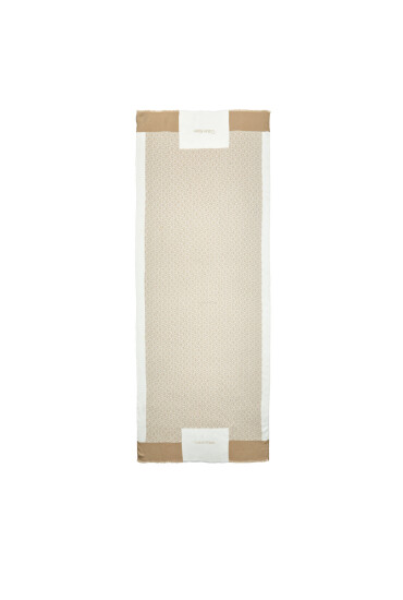 Calvin Klein Шал Geo Minimal Logo Shawl 70X180 K60K610228 Бежов - Mera.bg