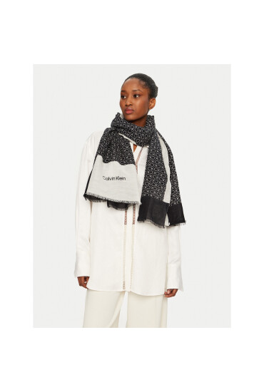 Calvin Klein Шал K60K612895 Черен - Mera.bg