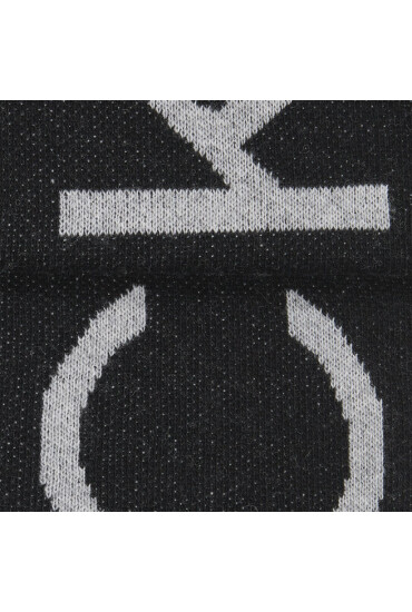 Calvin Klein Зимен шал Logo Reverso Tonal Scarf 40X180 K60K611117 Черен - Mera.bg