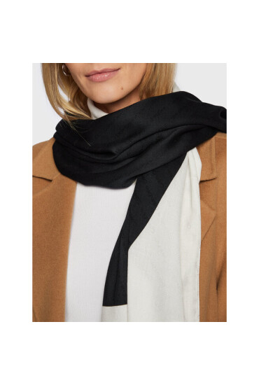 Calvin Klein Шал Monogram K60K609649 Черен - Mera.bg