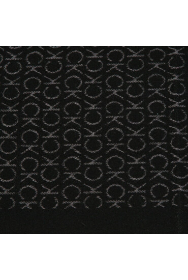 Calvin Klein Шал Monogram Woven Scarf 35x180 Черен - Mera.bg