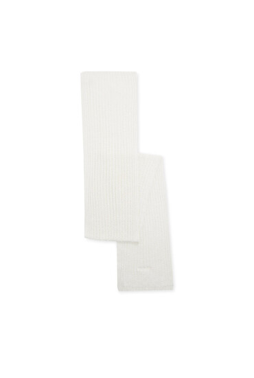 Calvin Klein Зимен шал Oversized Knit Scarf 30X180 K60K608496 Екрю - Mera.bg