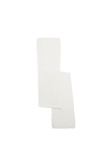 Calvin Klein Зимен шал Oversized Knit Scarf 30X180 K60K608496 Екрю - Mera.bg