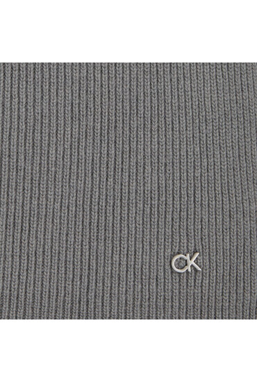 Calvin Klein Зимен шал Re-Lock Knit Scarf 30X180 K60K611128 Сив - Mera.bg