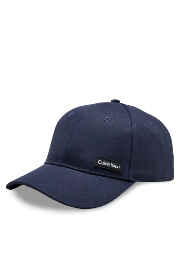 Calvin Klein Шапка с козирка Essential Patch Bb Cap K50K510487 Тъмносин - Mera.bg