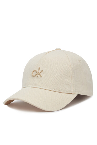 Calvin Klein Шапка с козирка Raised Embroidery K60K613118 Екрю - Mera.bg