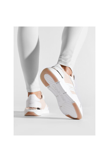 Calvin Klein Сникърси Flexi Runner Lace Up HW0HW00808 Sand Mono Mix 0LA - Mera.bg