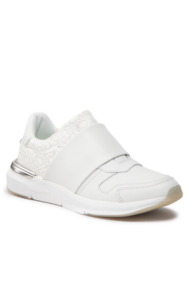 Calvin Klein Сникърси Flexi Run Slip On- Mono Mix HW0HW01061 White Mono Mix 0K5 - Mera.bg