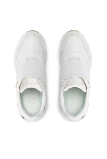 Calvin Klein Сникърси Flexi Run Slip On- Mono Mix HW0HW01061 White Mono Mix 0K5 - Mera.bg